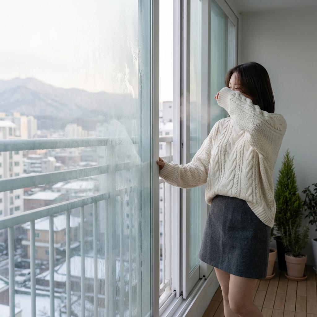 겨울철 베란다 곰팡이 방지 꿀팁