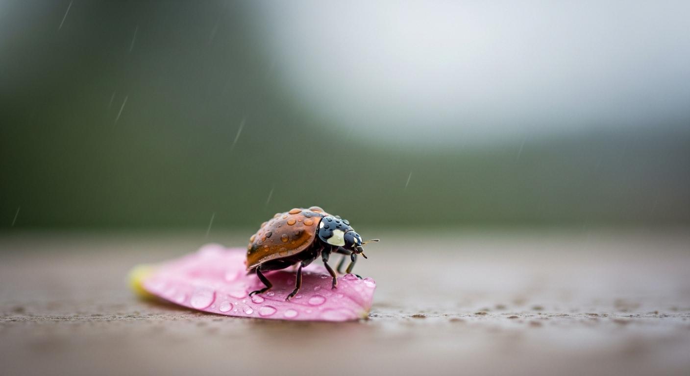 러브버그 비 오는 날