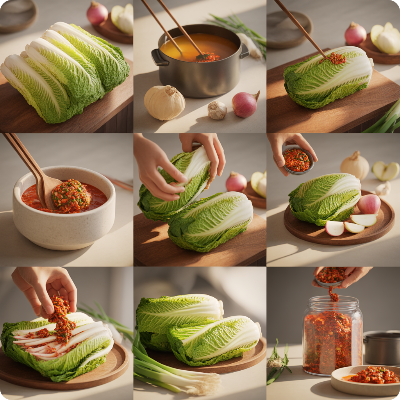 김장김치 맛있게 담는 법 이미지