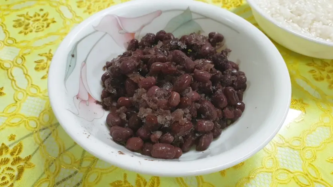 삶은 팥