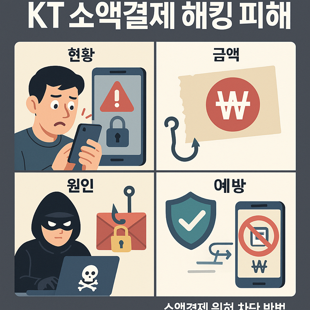 KT 소액결제 해킹 피해 현황, 금액, 원인, 예방, 소액결제 원천 차단 방법