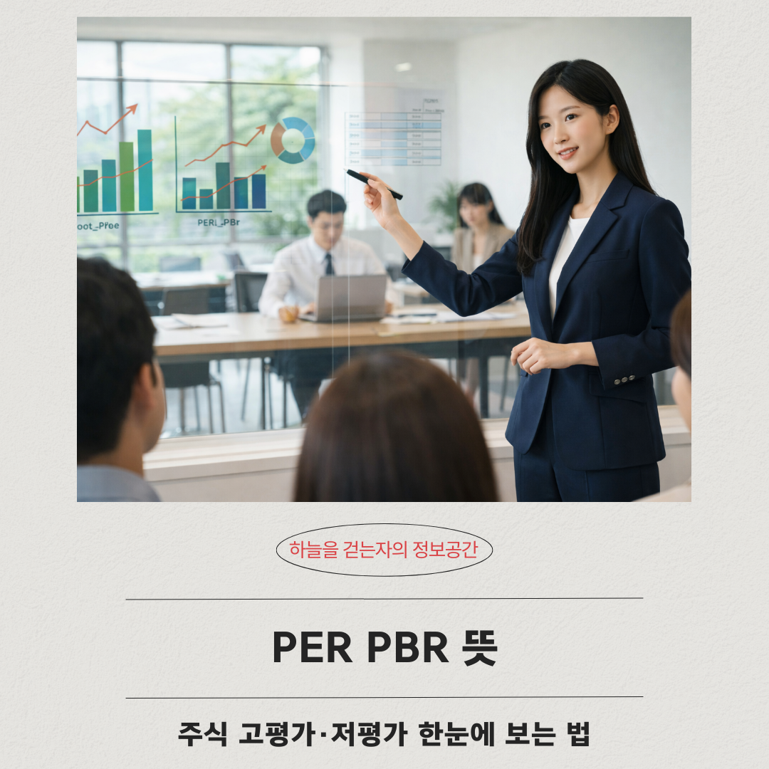PER PBR 뜻|주식 고평가·저평가 한눈에 보는 법