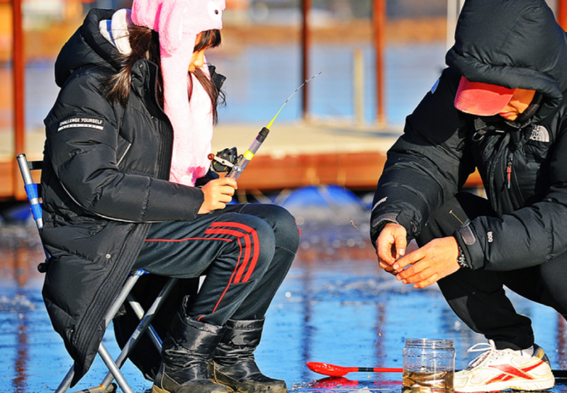 강화 양오낚시터 빙어축제