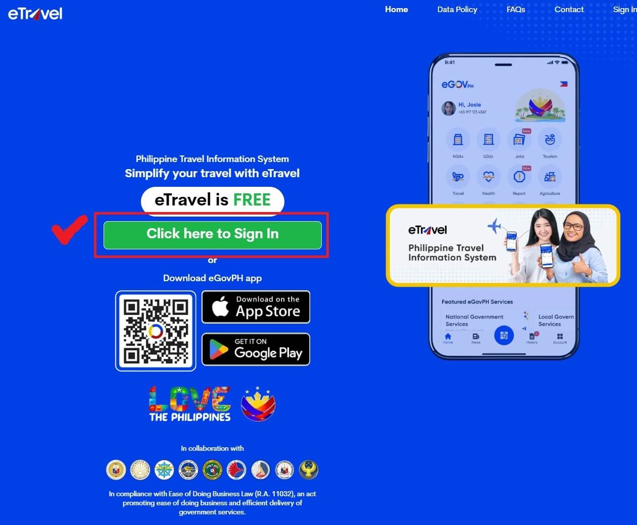 필리핀 이트래블(eTravel) 작성방법 큐알(QR)발급