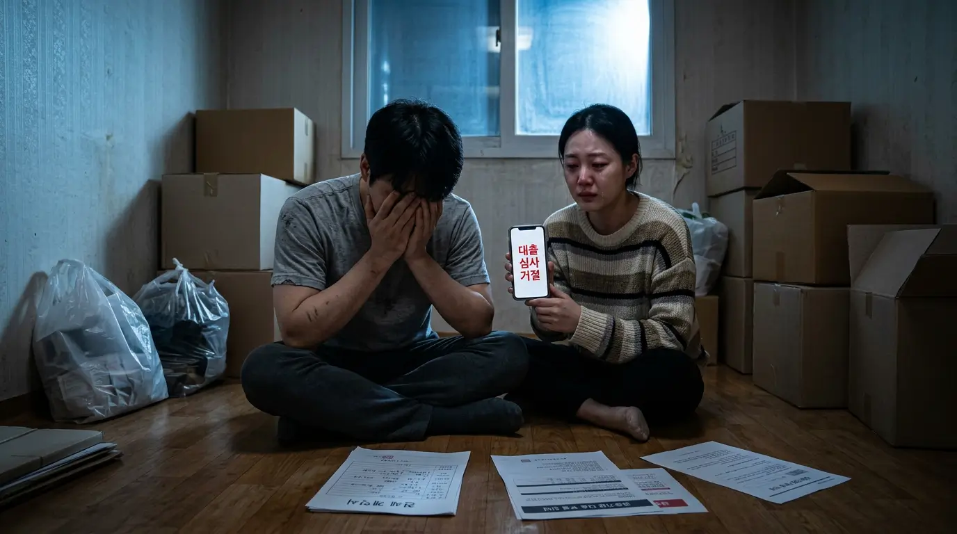 신혼-부부-보증금-부족-심사-거절-절망감