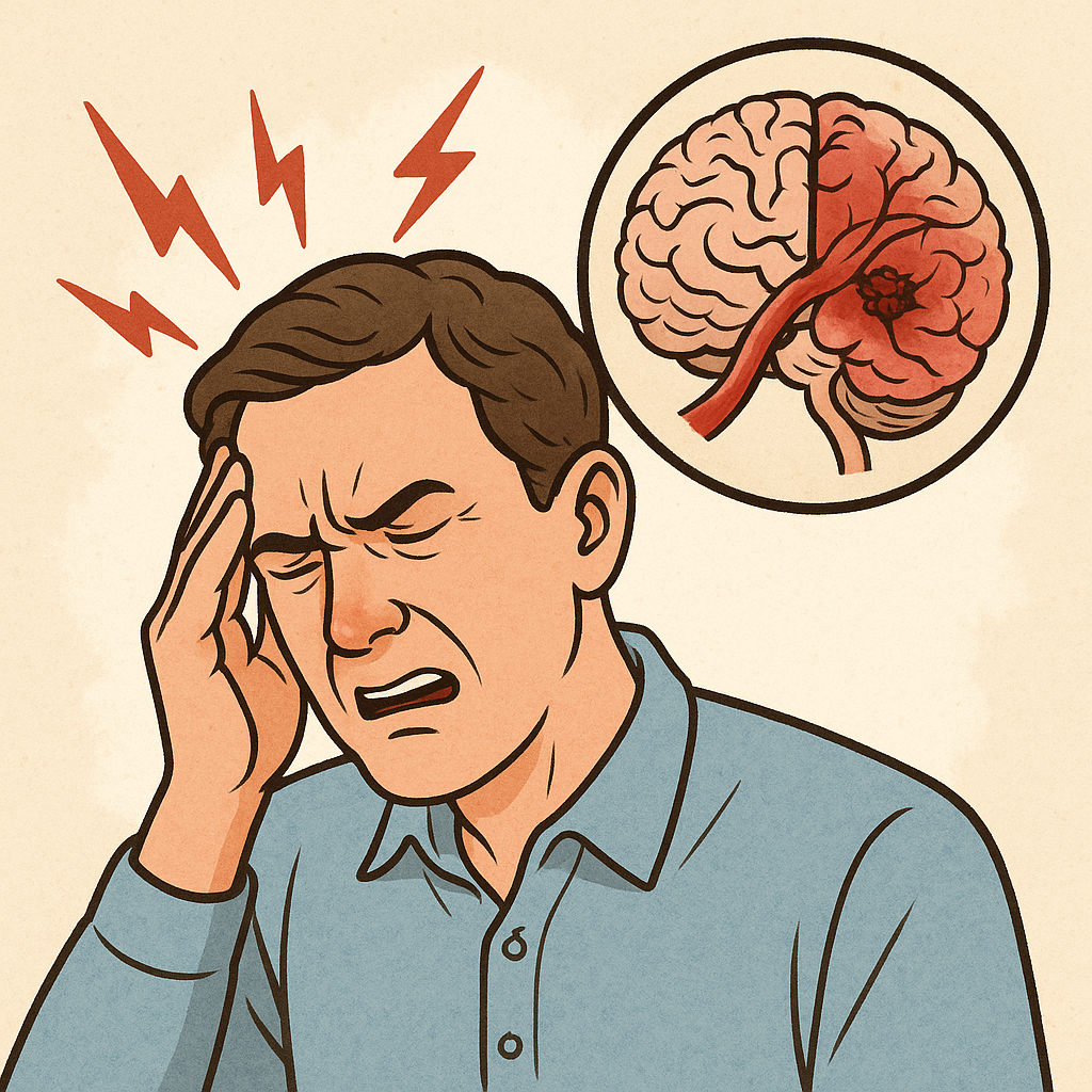 뇌경색과 관련된 사진