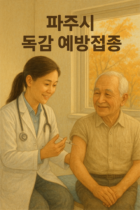 파주시 독감 예방접종 이미지