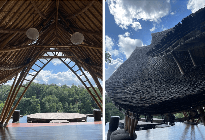 카욘 정글 리조트 요가 장소