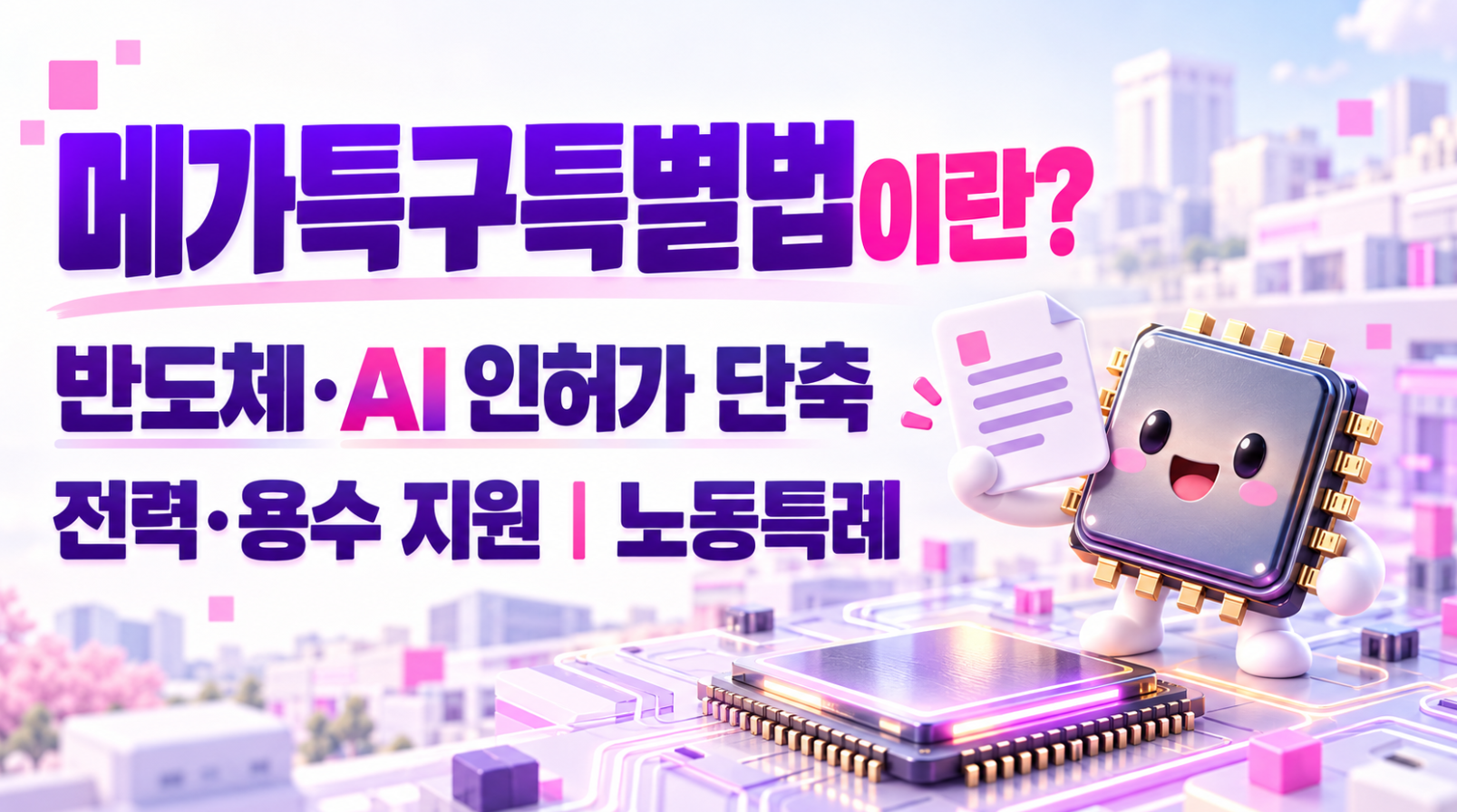 메가특구 주52시간제 없어질까?｜화이트칼라 이그젬션&middot;기간제 2+2&middot;파견특례 총정리
