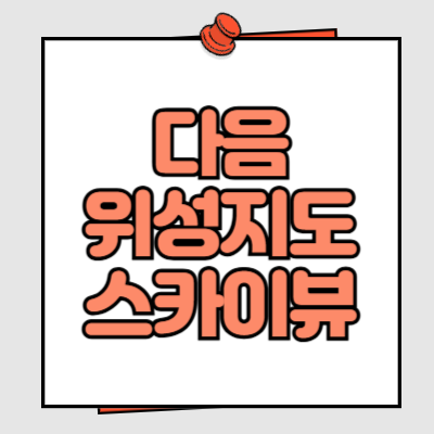 다음 위성지도 스카이뷰