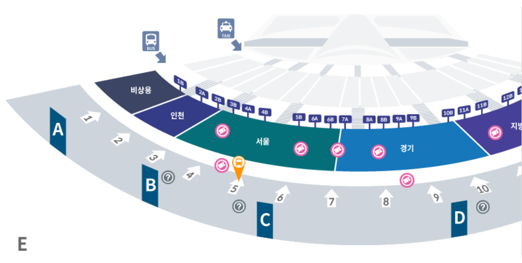 6005번 t1 승차위치