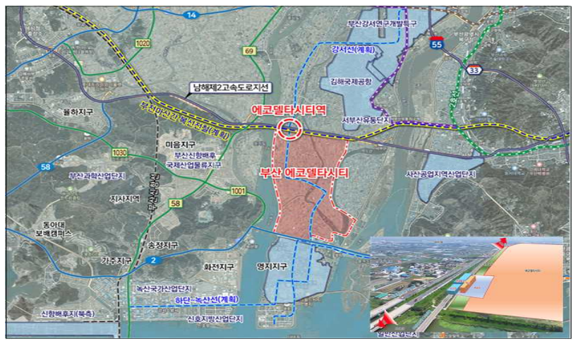 지도-에코델타시티역