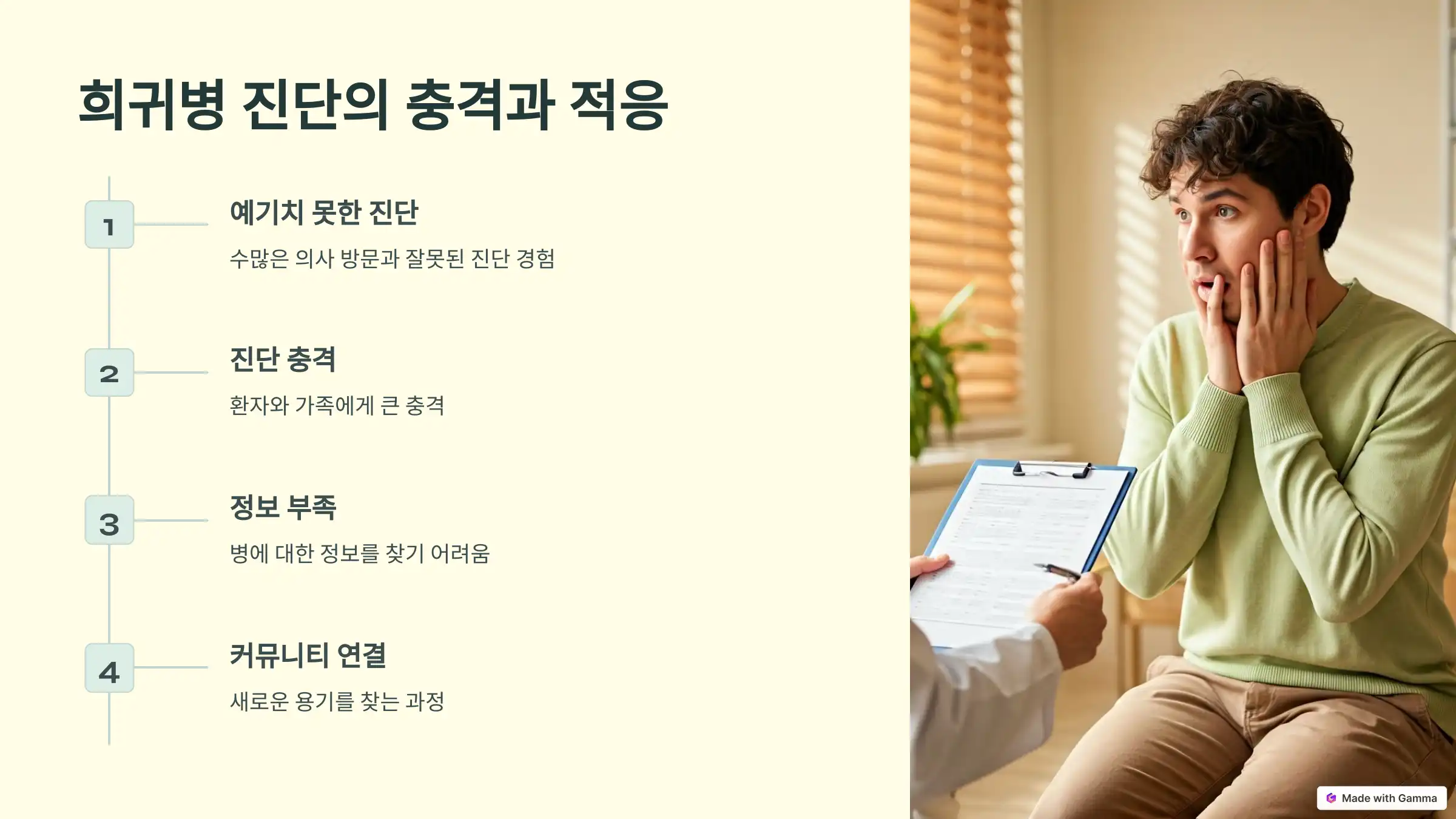 희귀병 환자 이야기: 삶의 변화와 도전