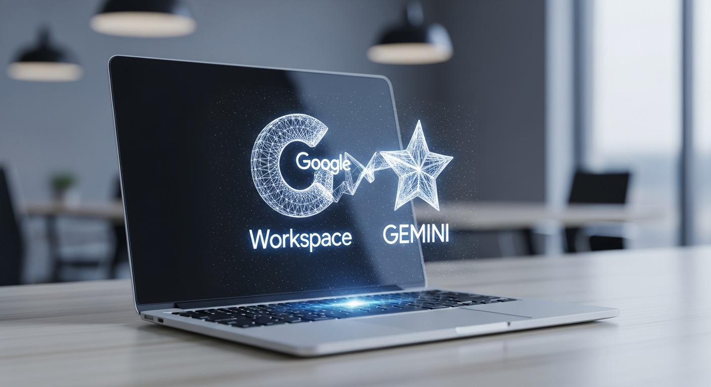 2025년 구글 워크스페이스 핵심 엔진으로 자리 잡은 제미나이의 기능적 연결 구조도