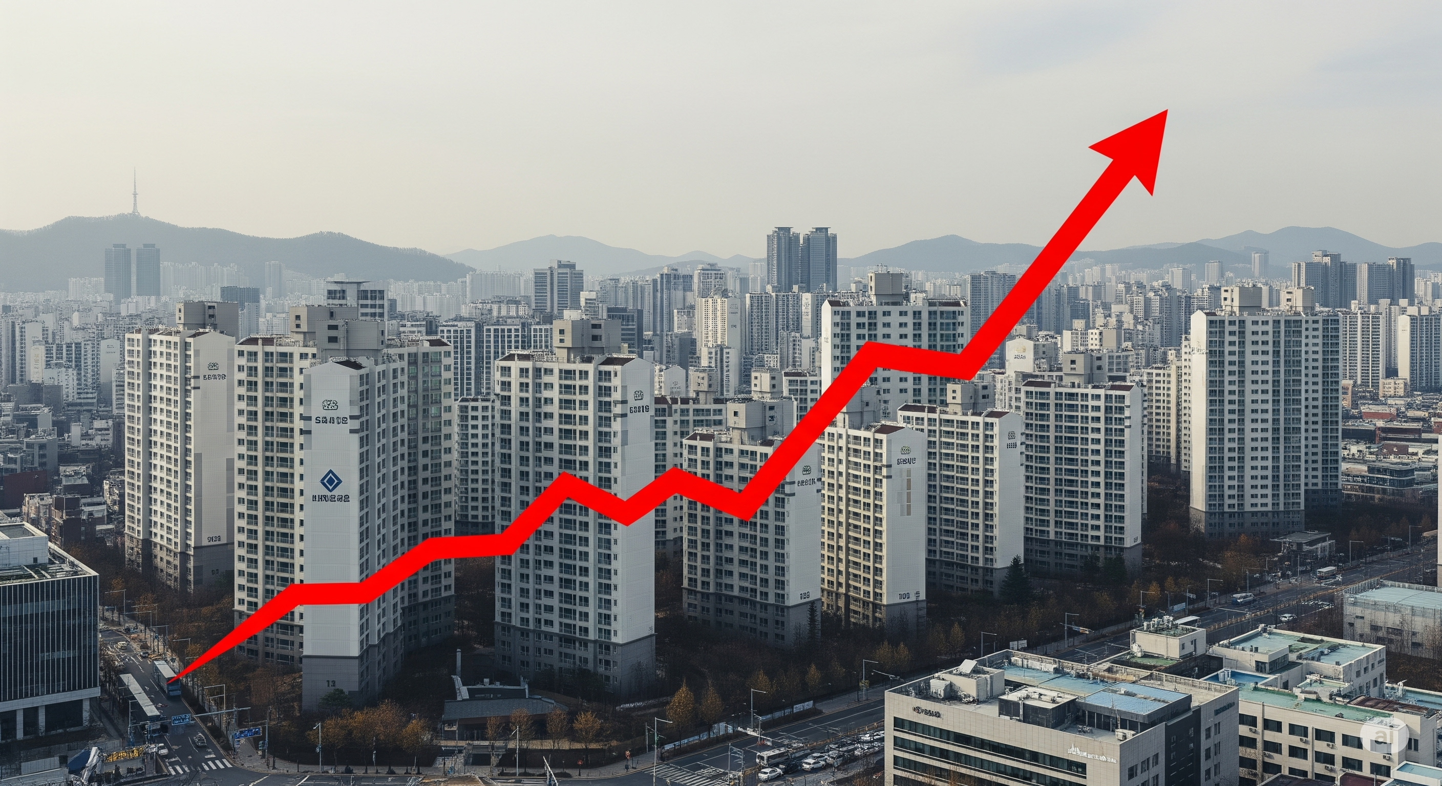 "집값 상승과 수도권 재반등 신호"에 대한 이미지입니다.