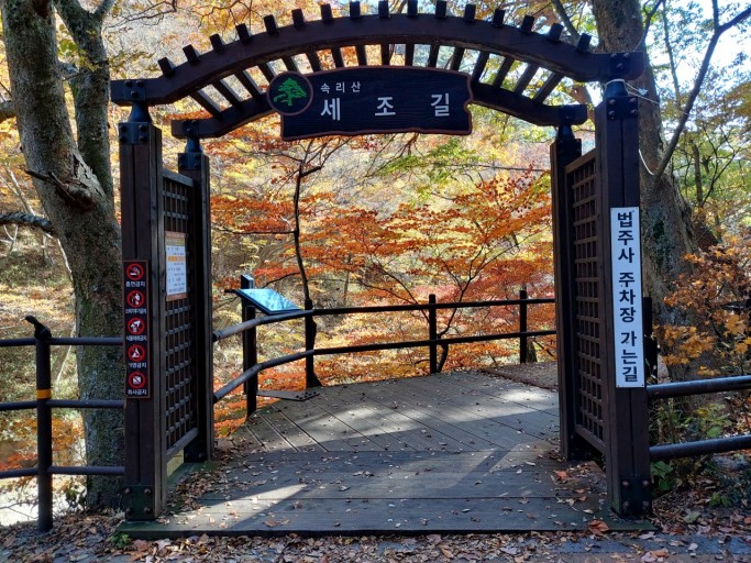 속리산 단풍시기