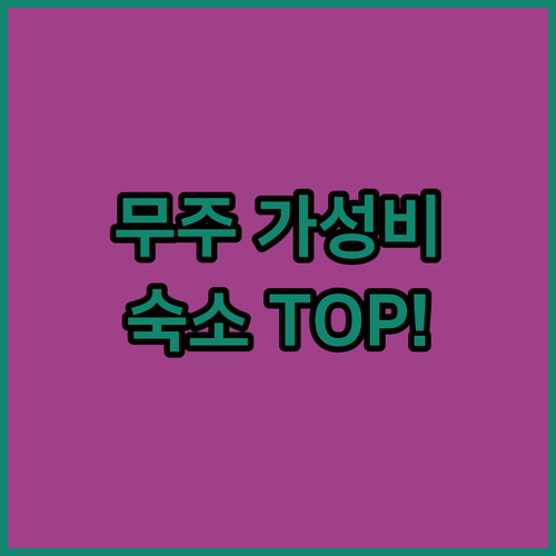 무주 스키장 근처 가성비 숙소 펜션 ..