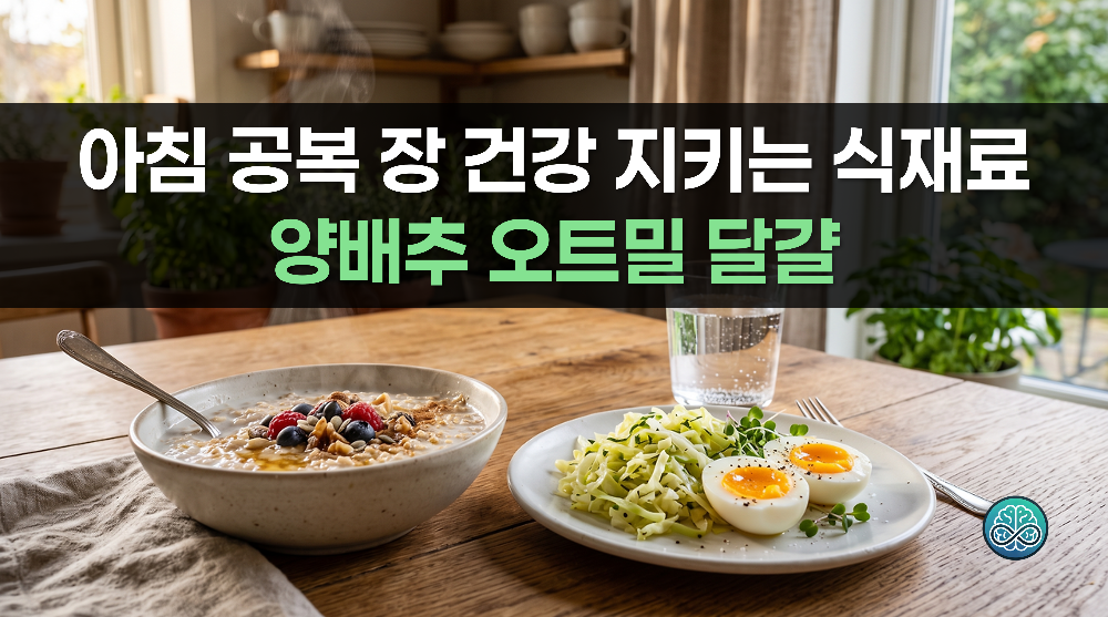 아침 공복 장 건강 지키는 식재료 3가지 - 양배추 오트밀 달걀 식단 완벽 가이드