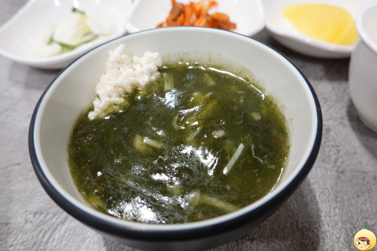 게살 매생이 누룽지 수프