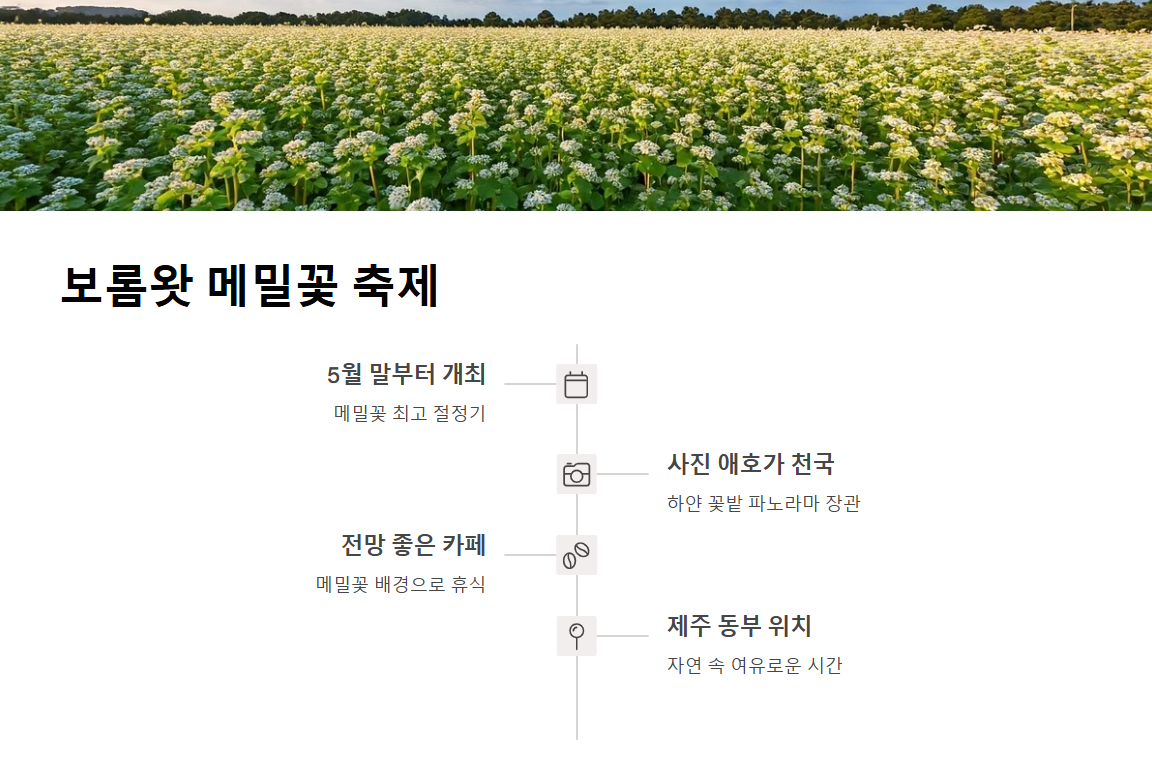 5월 제주도 연휴, 꼭 가봐야 할 명소와 축제