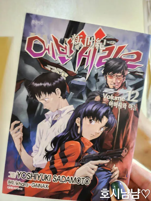 하남 만화카페 에반게리온 만화책