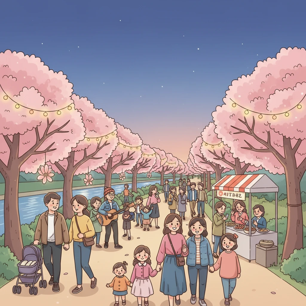 강원도 화천 벚꽃 개화 일정과 축제 ..