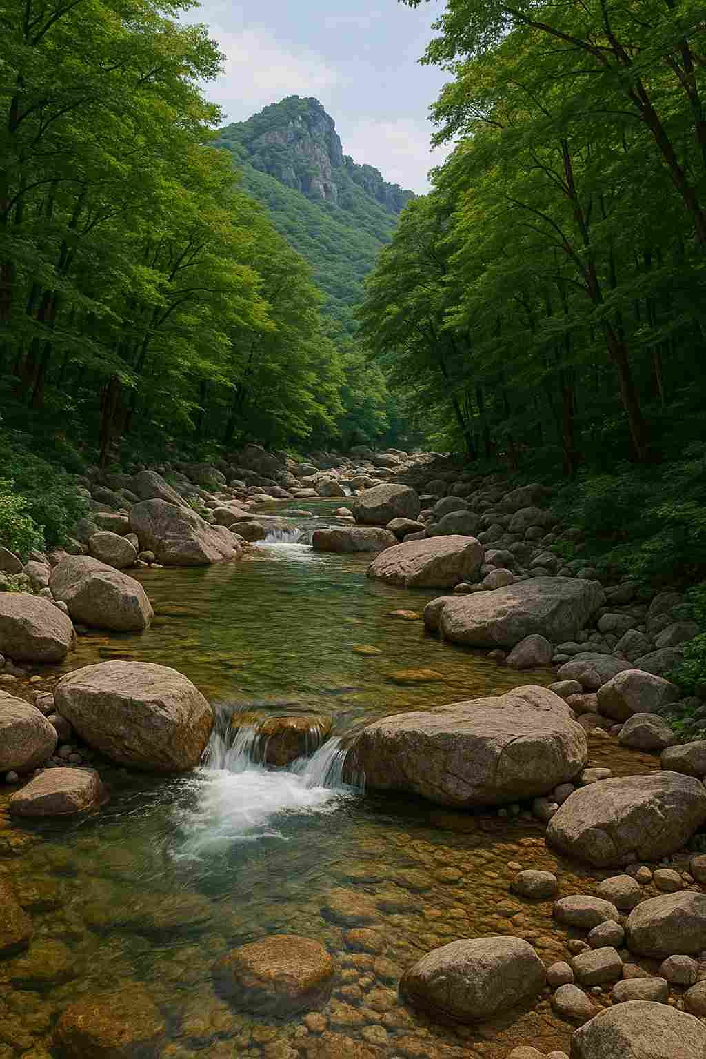 모산재계곡