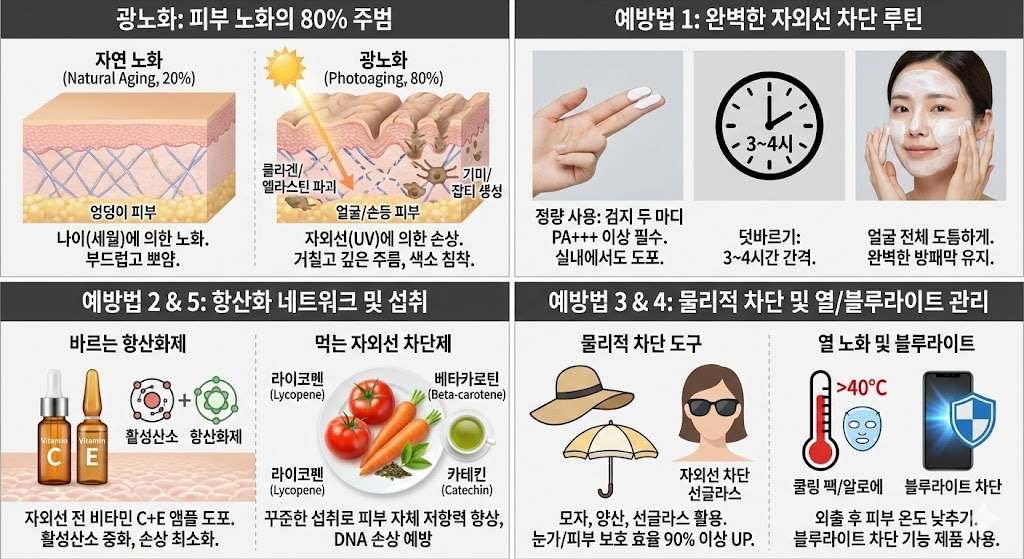 광노화 열노화