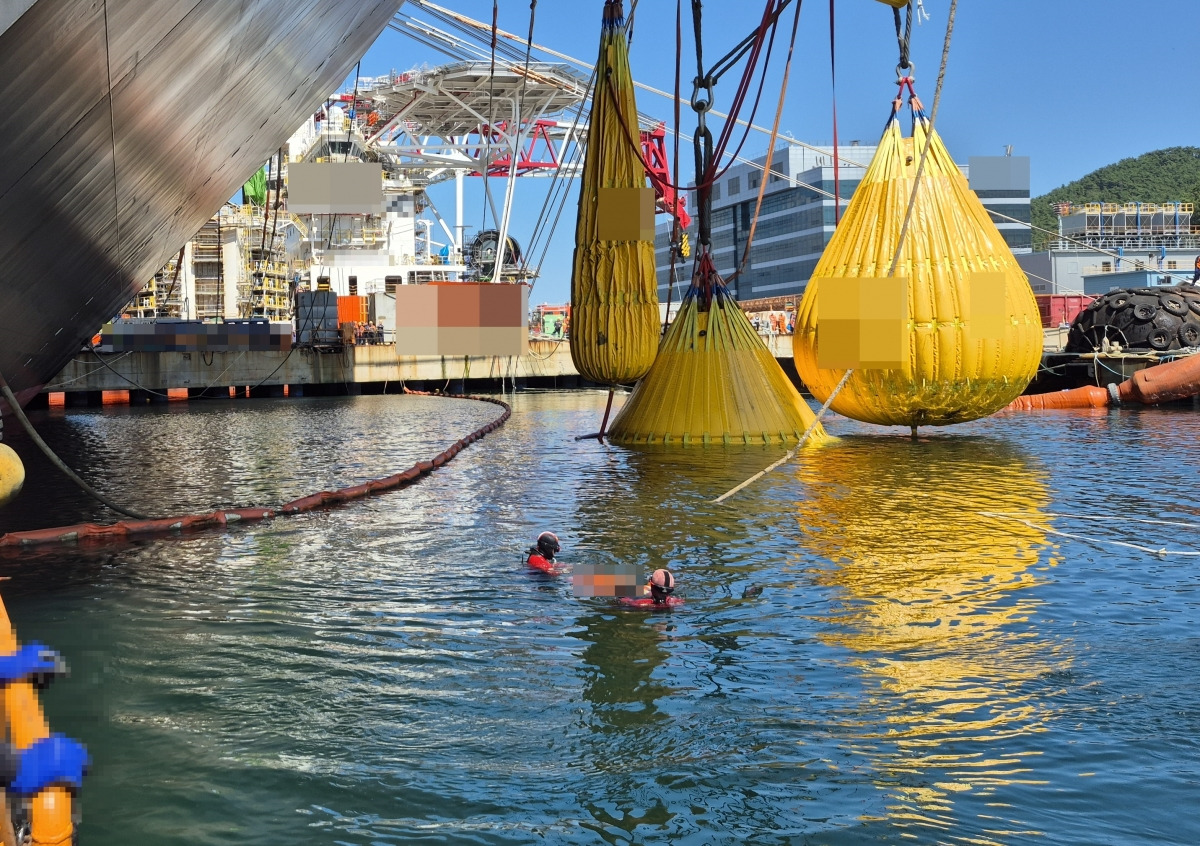 하중 테스트 중 발생한 붕괴