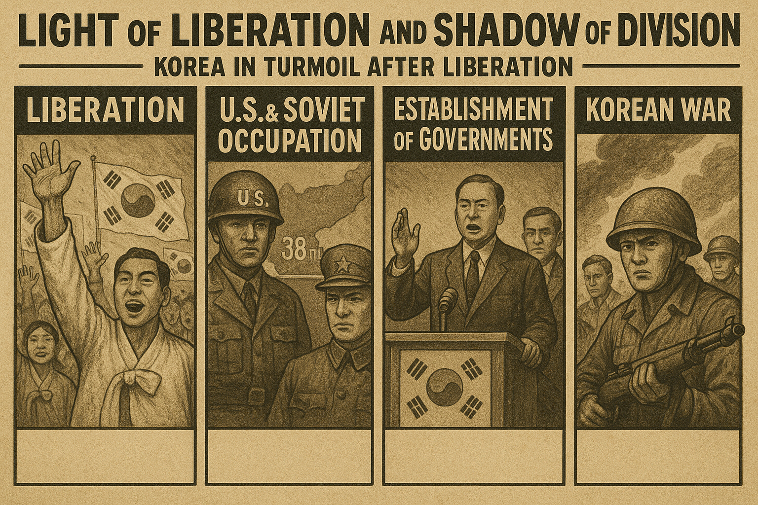 광복의 빛과 분단의 그림자 &ndash; 해방 이후 격동의 대한민국