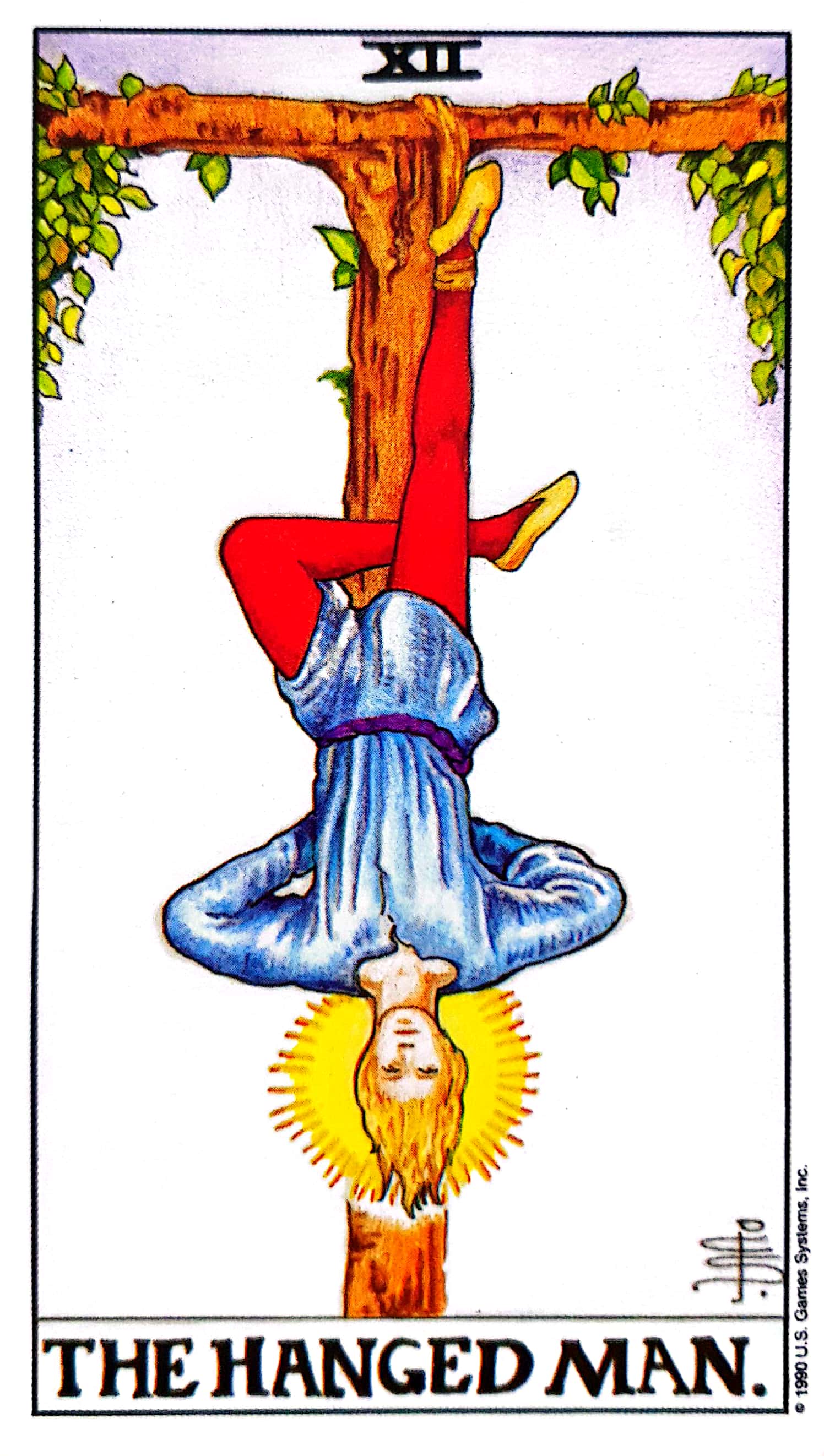 타로카드12번.매달린 남자((THE HANGED MAN))카드해석
