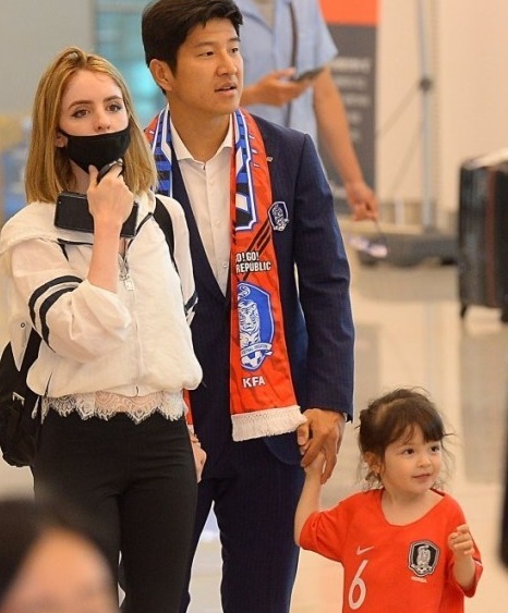 국가대표 시절 박주호와 나은 안나박