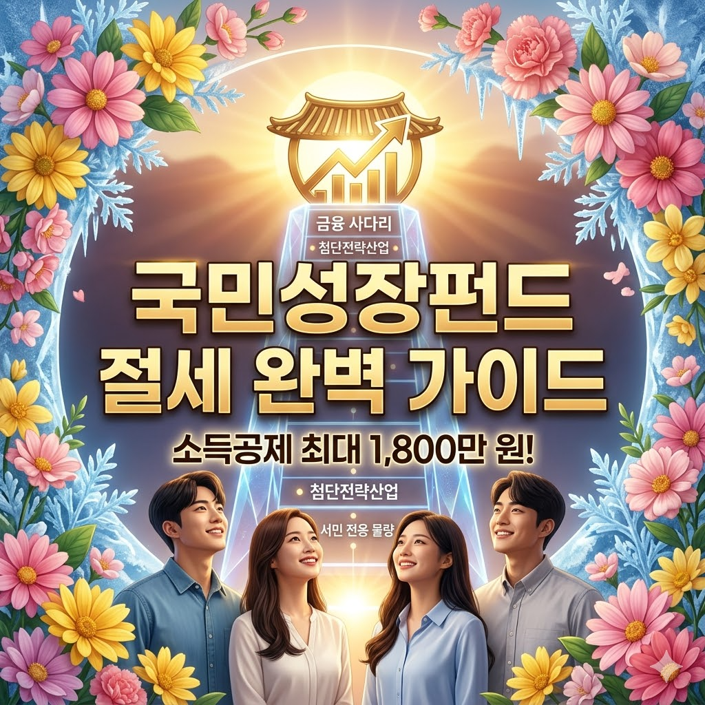 국민성장펀드 완벽 가이드: 출시일, 가입조건, 세제혜택 총정리