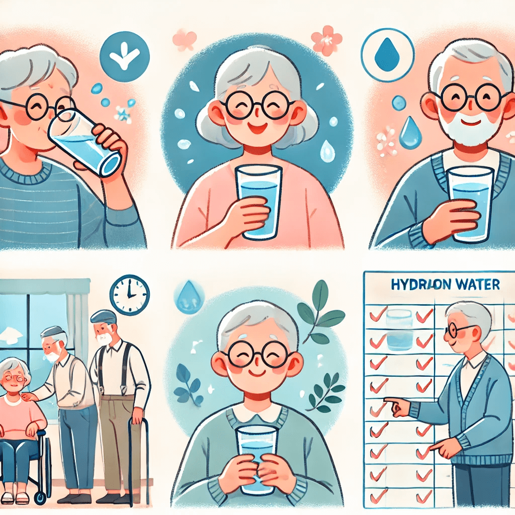 어르신 물 섭취