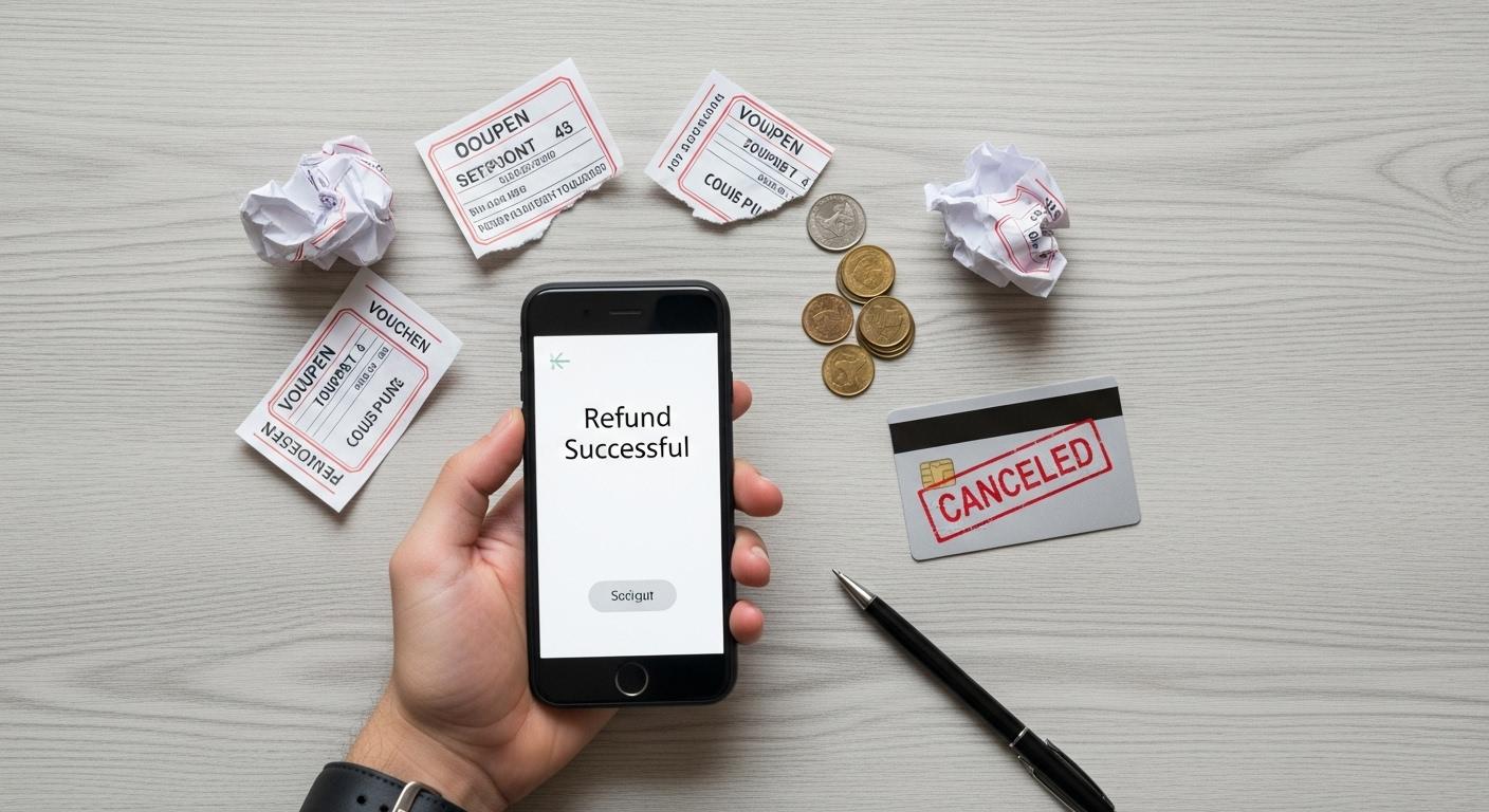 휴대폰쿠폰지갑 해지 환불