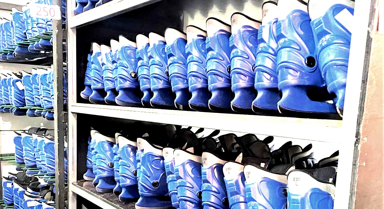 사이즈 별로 스케이트화가 준비되어 있다. [ⓒ네이버플레이스 브랭섬홀 아시아 아이스링크]