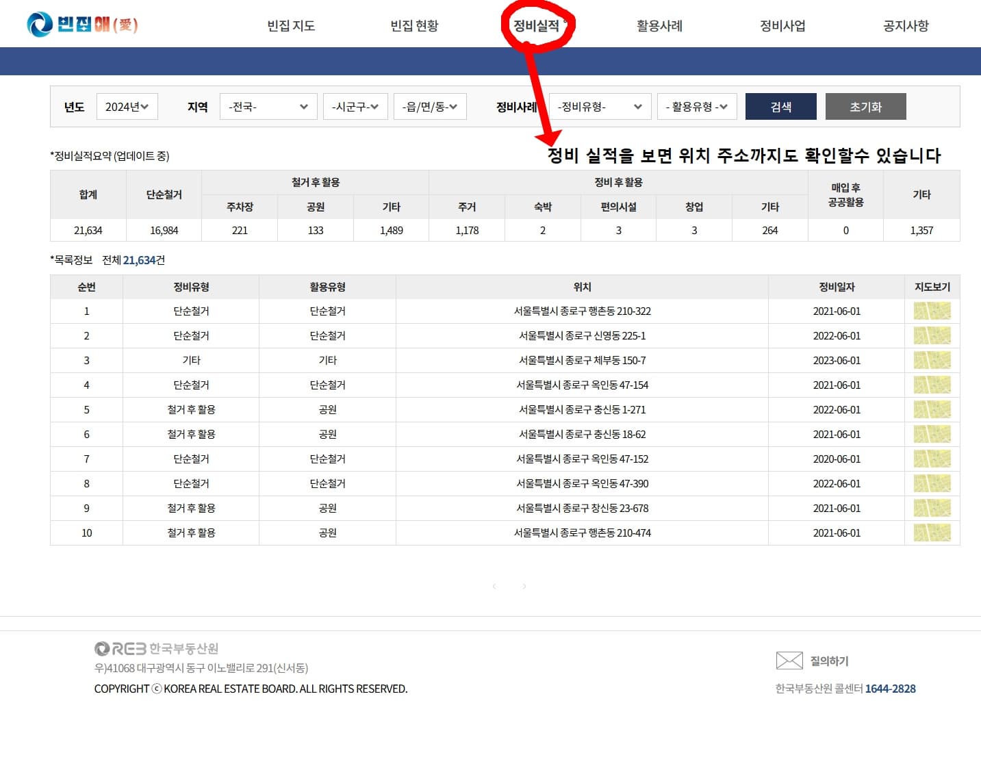 빈집애 사이트 사용방법