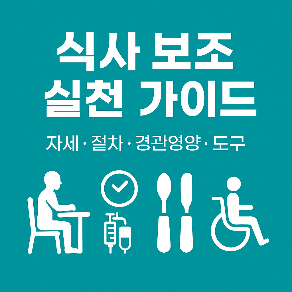 식사 보조 실천 가이드, 자세, 절차, 경관영양, 도구