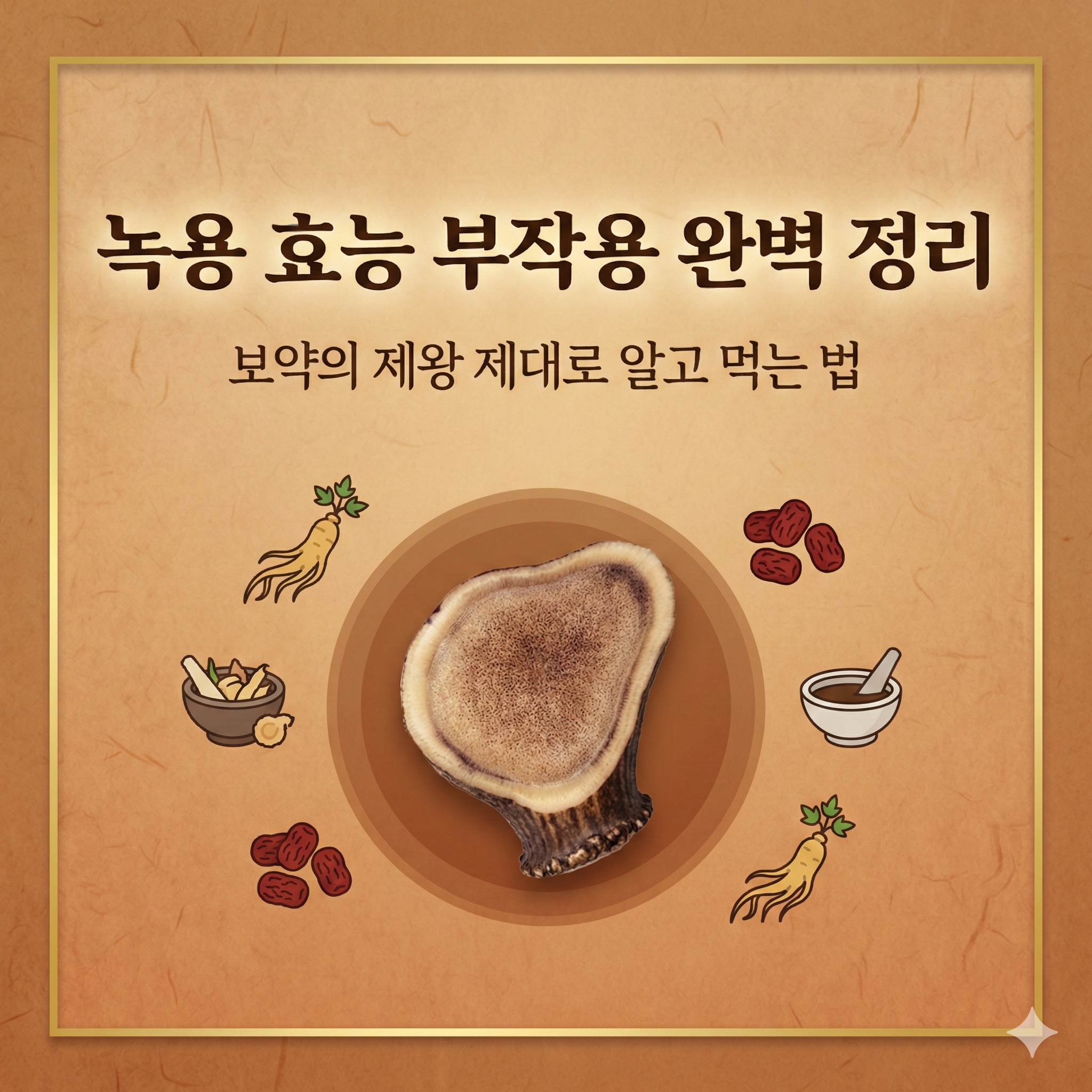 녹용 효능 부작용 완벽 정리: 보약의 제왕 제대로 알고 먹는 법