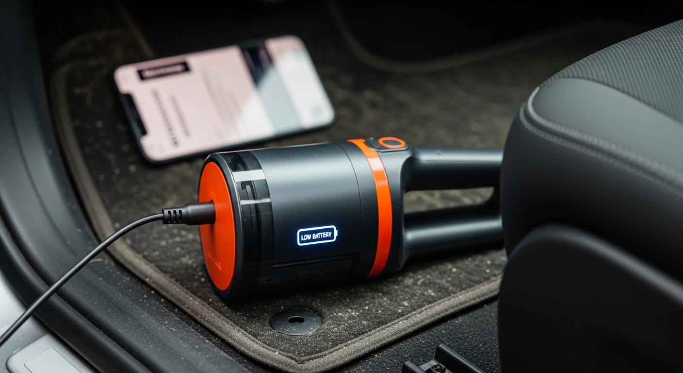 배터리 부족 차량용 청소기 내돈내산 후기