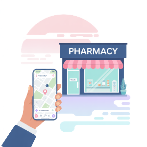 우리동네 약국 찾기 이미지