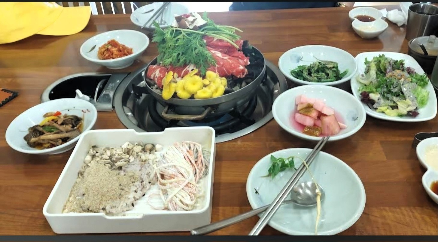 샤브샤브 한상차림