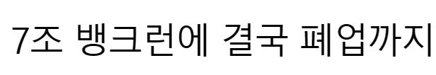 새마을금고부실