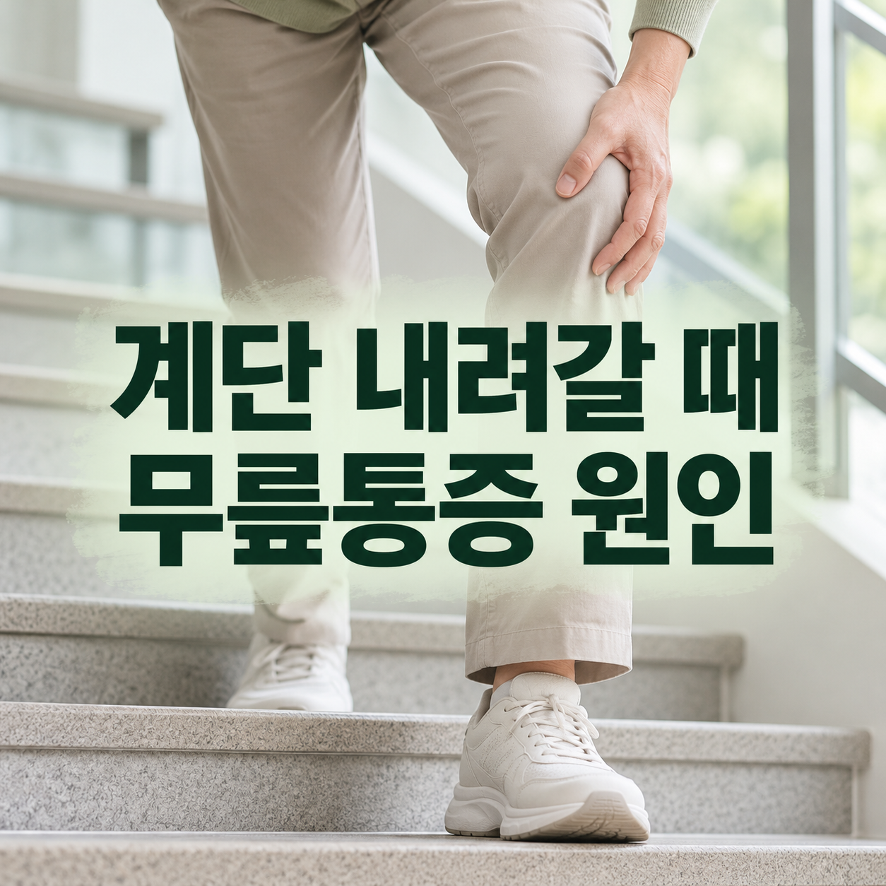 계단 내려갈 때 무릎 통증 원인