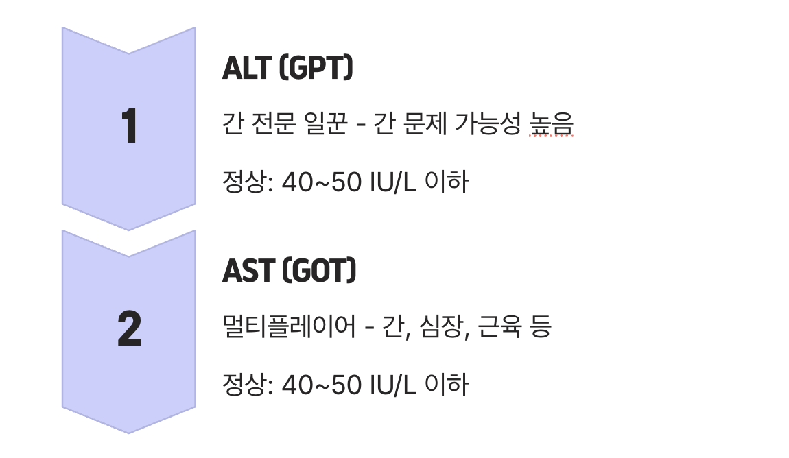 가장 중요한 두 가지 암호&amp;#44; AST와 ALT