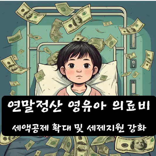 2025년 연말정산 영유아 의료비 세액공제 확대 2024년 개정