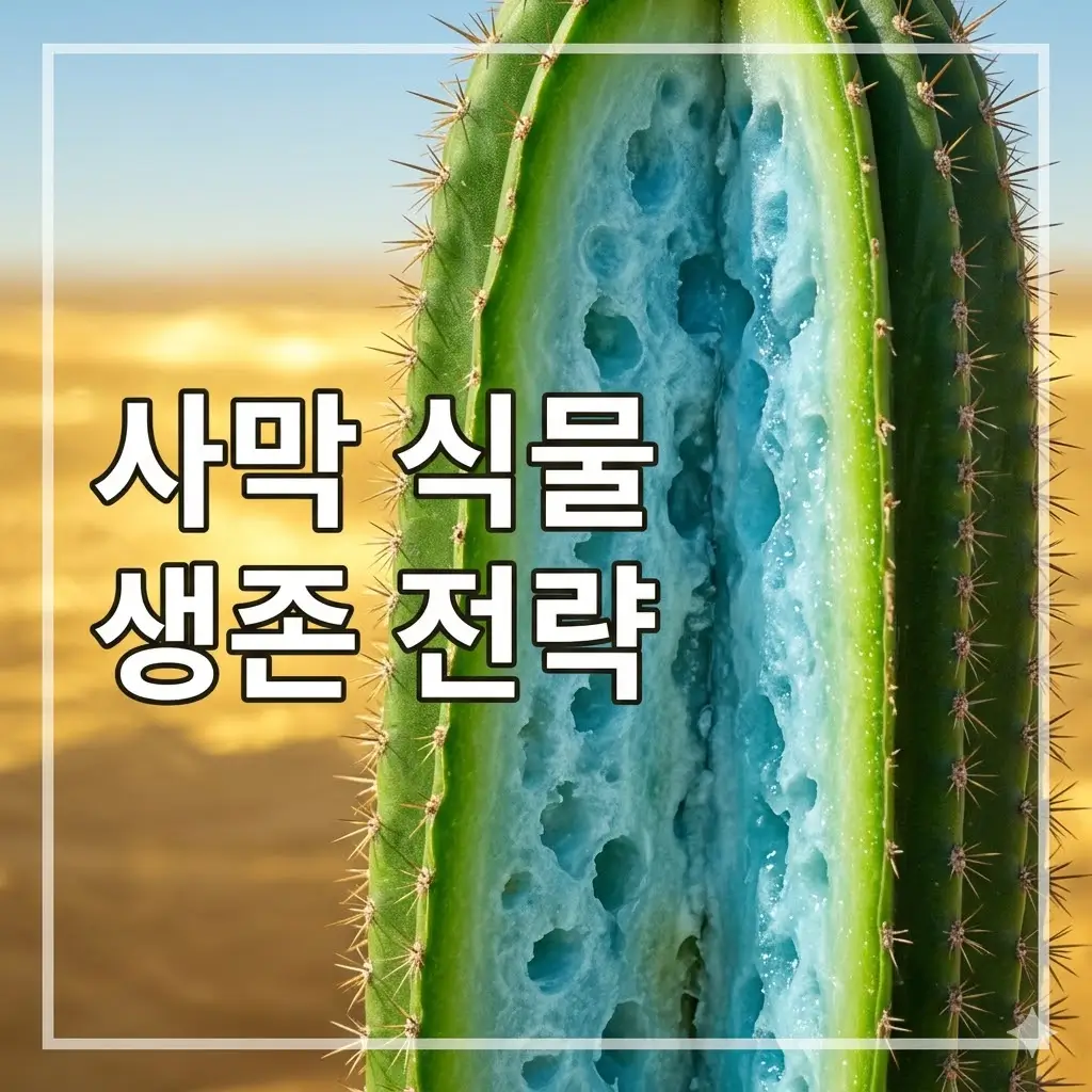 사막 식물 표면 온도가 높아도 내부가 버티는 이유
