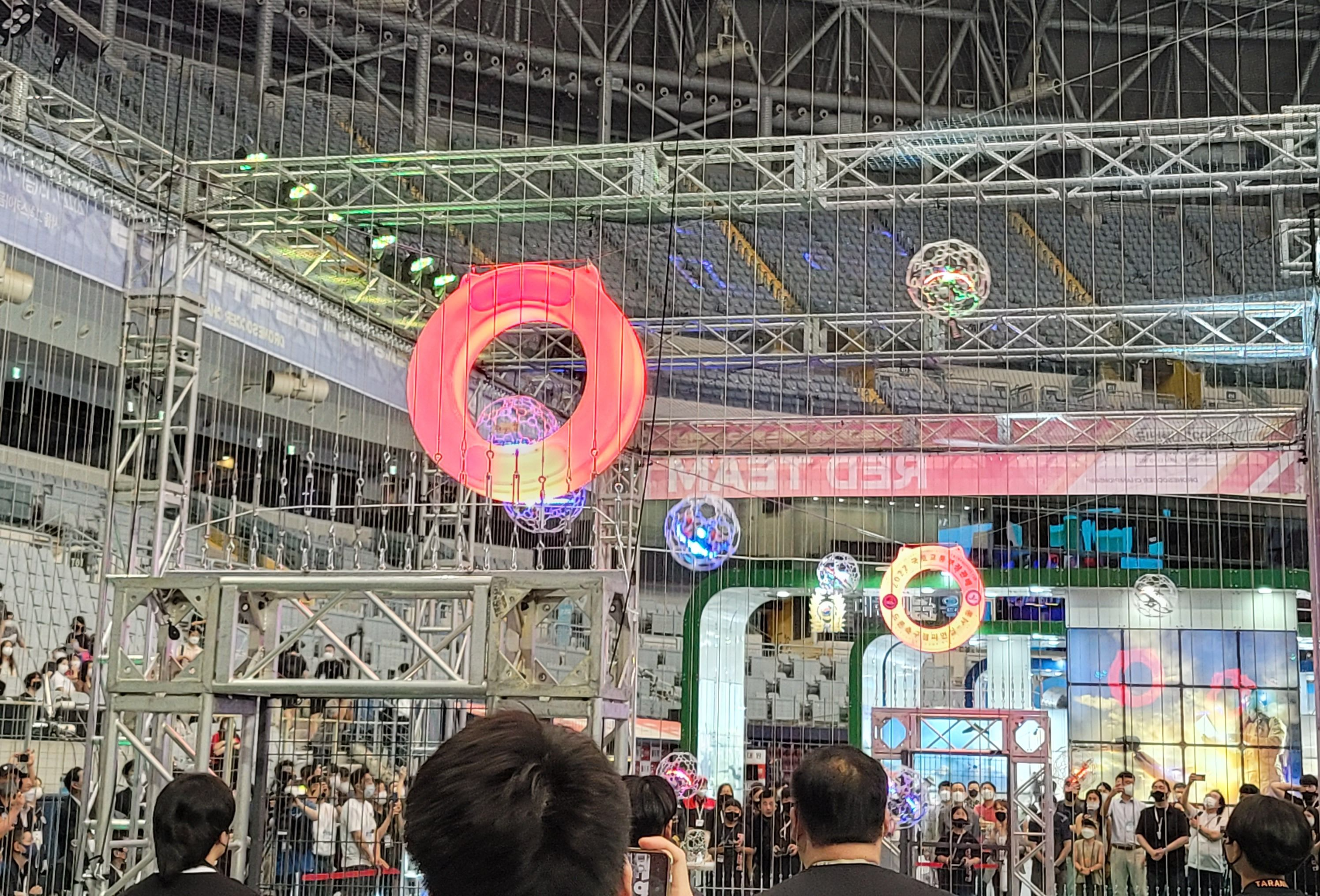 국토교통부장관배 드론 축구 대회 경기장