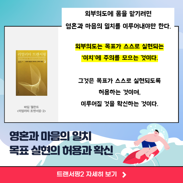 리얼리티 트랜서핑 2 영혼과 마음의 일치 설명 이미지