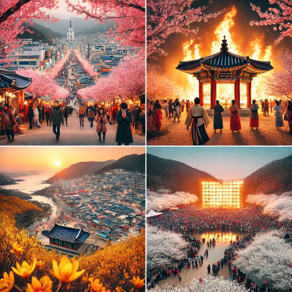 봄 행사와 연관된 이미지.